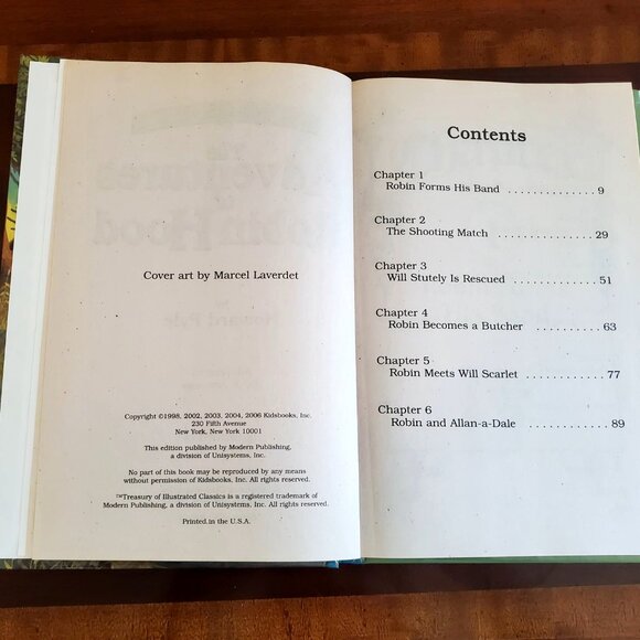 2006 The Adventures of Robin Hood by Howard Pyle Treasury of Illustrated Classic - Picture 7 of 10